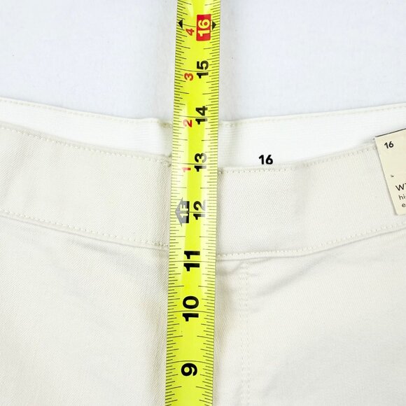 St. Johns Bay Womens Stretch Secretly Slender High Rise Wide Leg Pants Sz 16 NWT - Picture 9 of 11